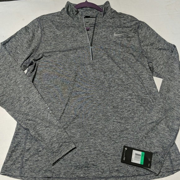 Women's Nike Dry Element Quarter Zip Dark Heather
